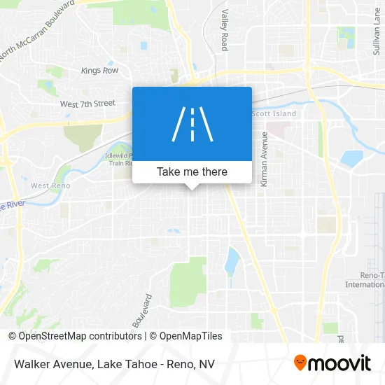 Walker Avenue map