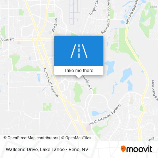 Wallsend Drive map