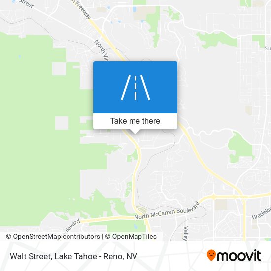 Walt Street map