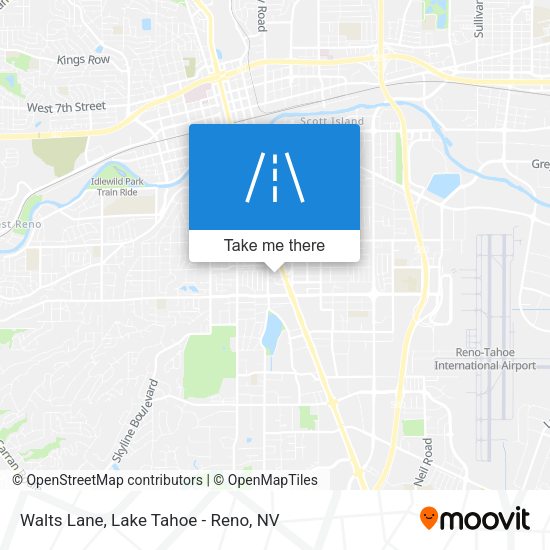 Mapa de Walts Lane