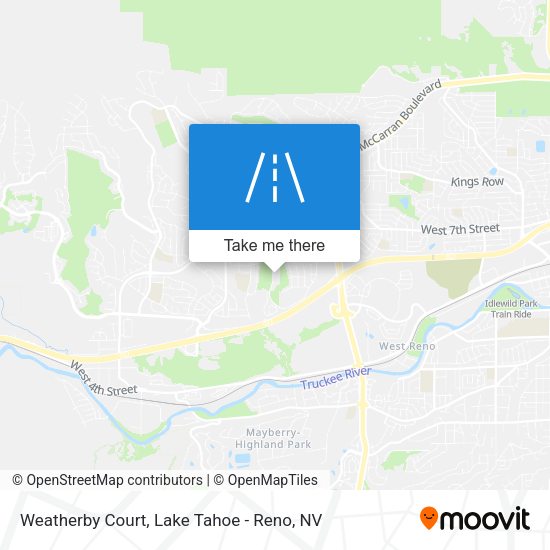 Weatherby Court map