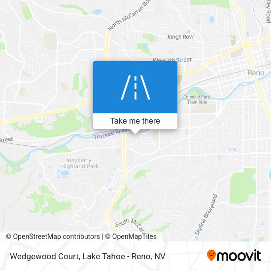 Mapa de Wedgewood Court