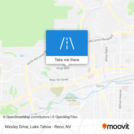 Wesley Drive map