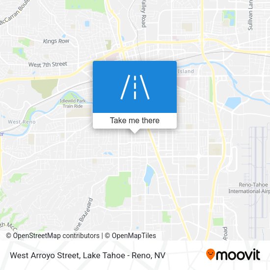 West Arroyo Street map