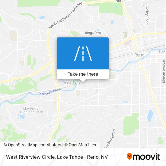 West Riverview Circle map