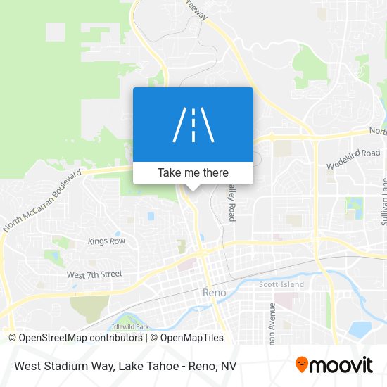 West Stadium Way map