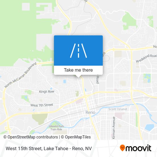 Mapa de West 15th Street
