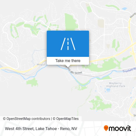Mapa de West 4th Street