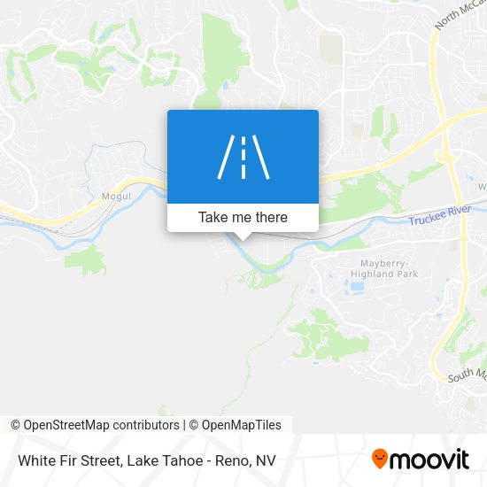 White Fir Street map