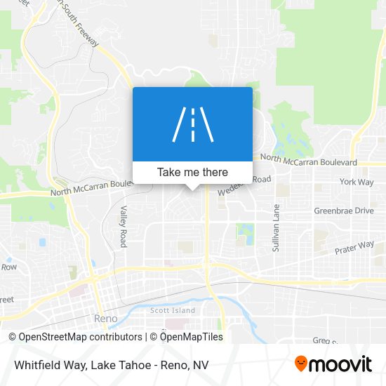 Mapa de Whitfield Way