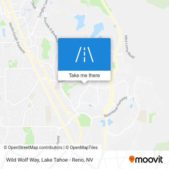 Wild Wolf Way map