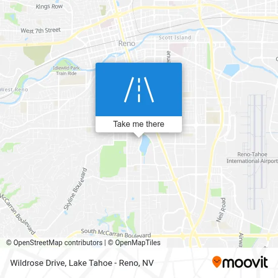 Wildrose Drive map