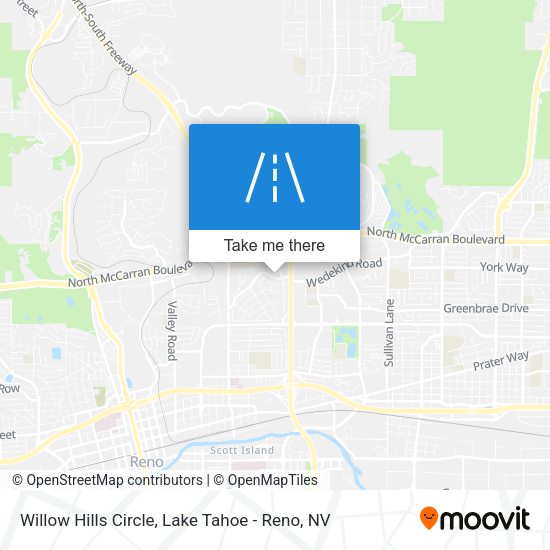 Willow Hills Circle map