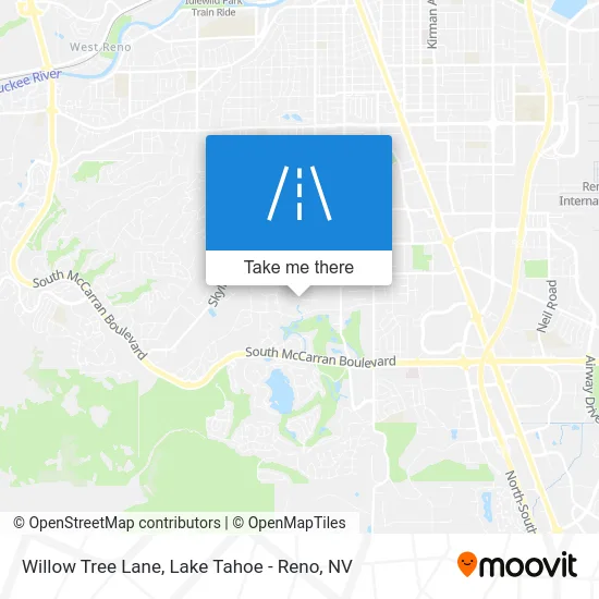 Willow Tree Lane map
