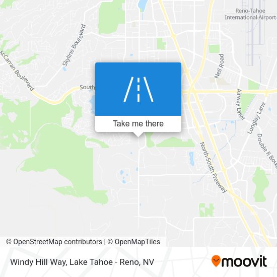 Windy Hill Way map