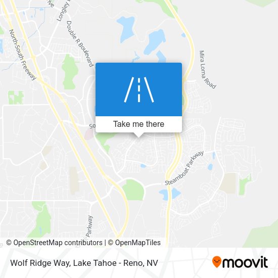 Wolf Ridge Way map