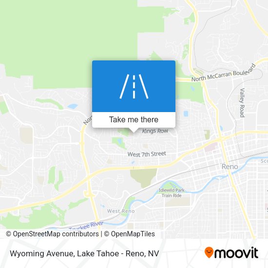 Wyoming Avenue map