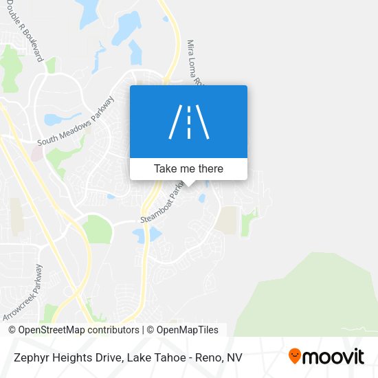 Mapa de Zephyr Heights Drive