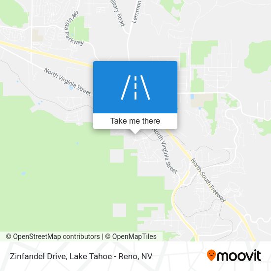 Mapa de Zinfandel Drive