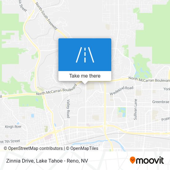 Mapa de Zinnia Drive