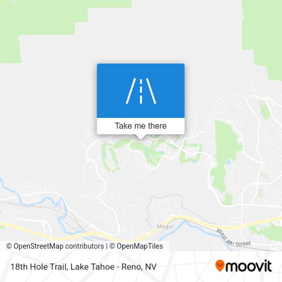 18th Hole Trail map