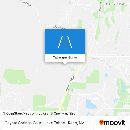 Coyote Springs Court map