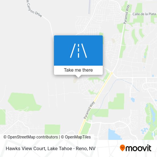 Mapa de Hawks View Court