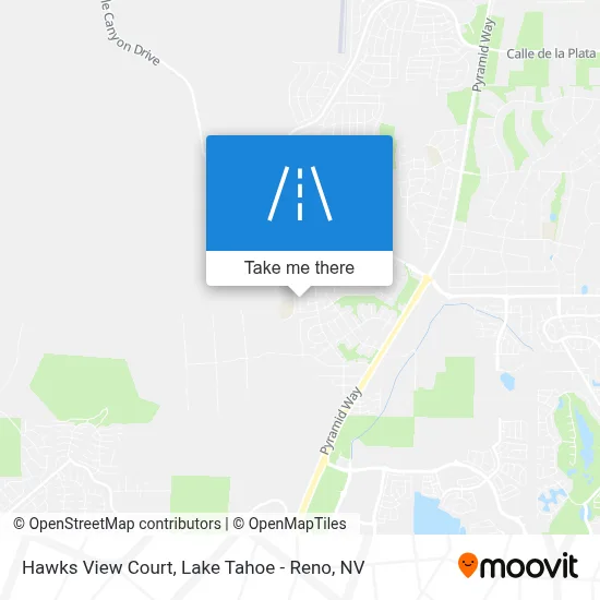 Hawks View Court map