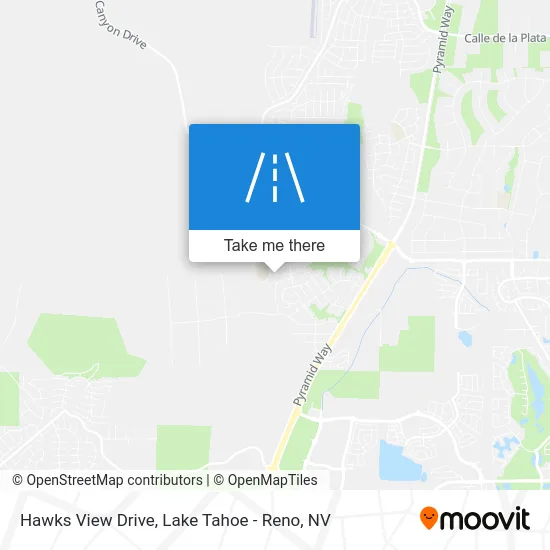 Hawks View Drive map