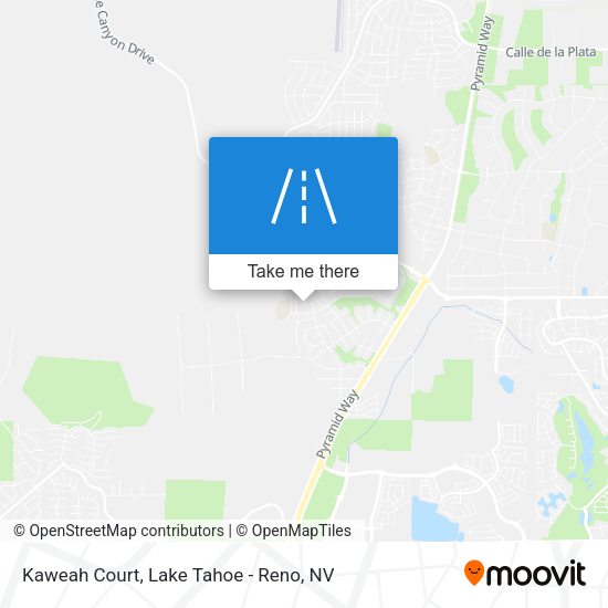 Kaweah Court map