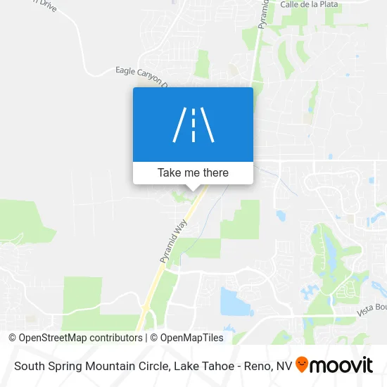South Spring Mountain Circle map