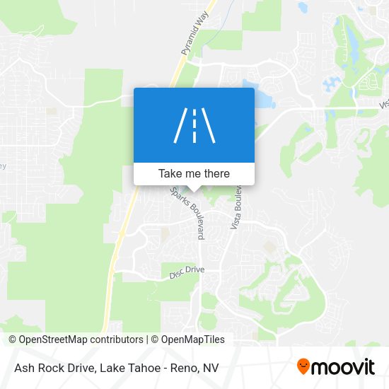 Ash Rock Drive map