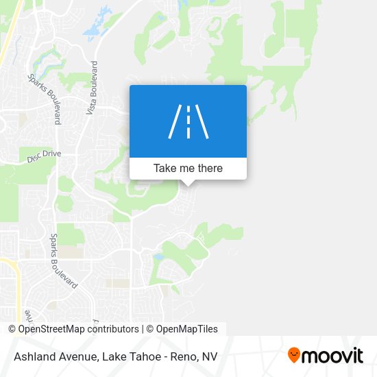 Mapa de Ashland Avenue