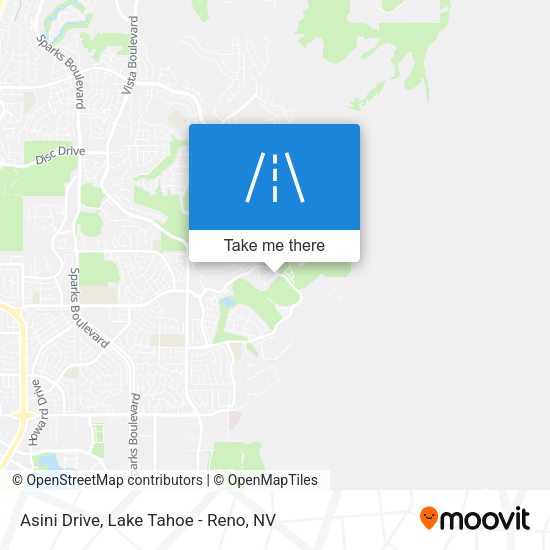 Asini Drive map