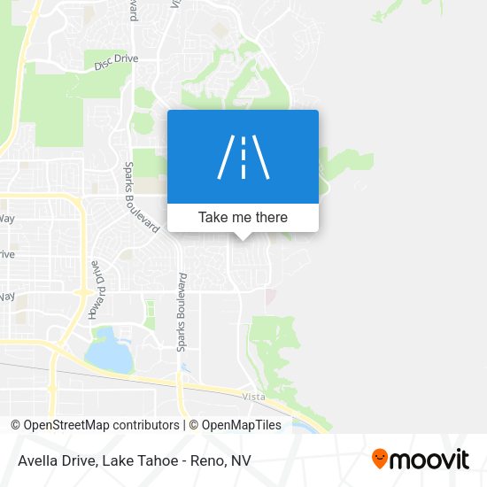 Mapa de Avella Drive