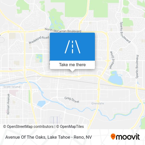 Mapa de Avenue Of The Oaks