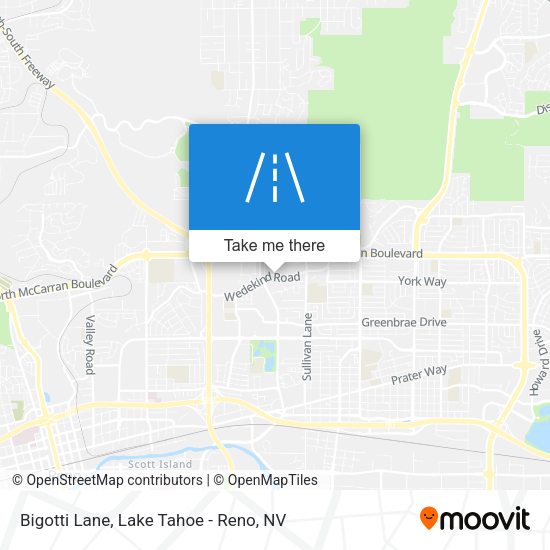 Bigotti Lane map