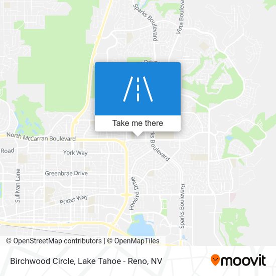 Birchwood Circle map