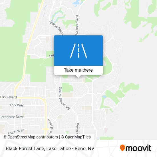 Black Forest Lane map