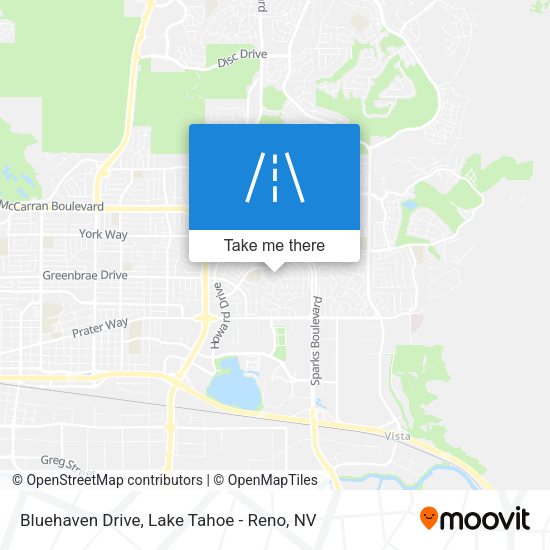 Bluehaven Drive map