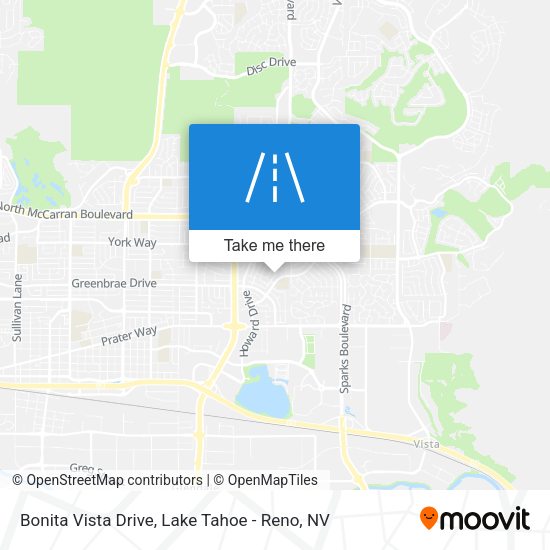 Mapa de Bonita Vista Drive