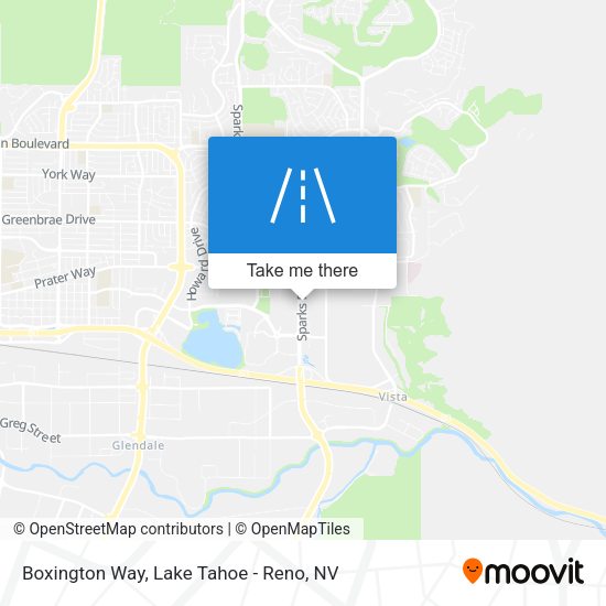 Boxington Way map