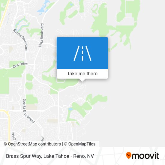 Mapa de Brass Spur Way
