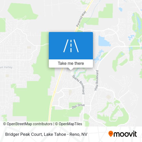 Mapa de Bridger Peak Court