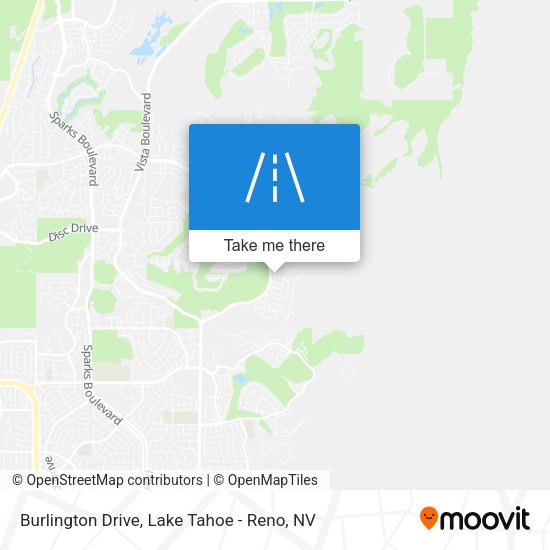 Mapa de Burlington Drive