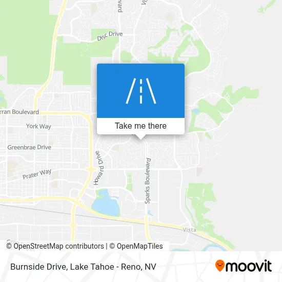 Burnside Drive map
