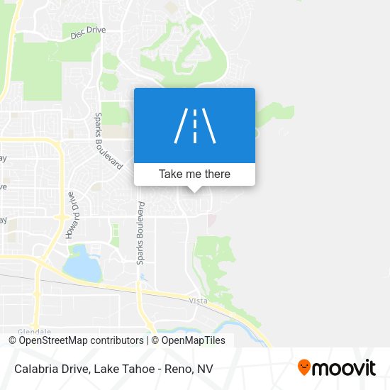 Calabria Drive map