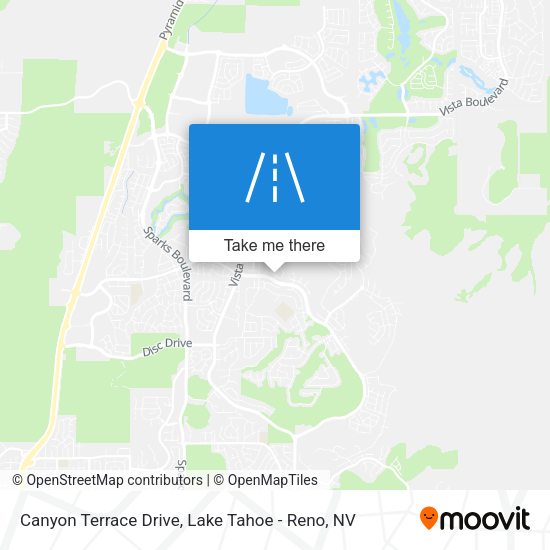 Canyon Terrace Drive map