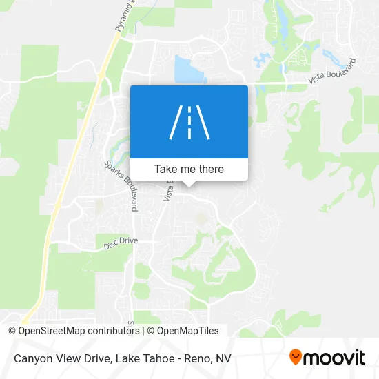 Canyon View Drive map