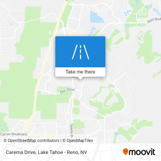 Mapa de Carema Drive